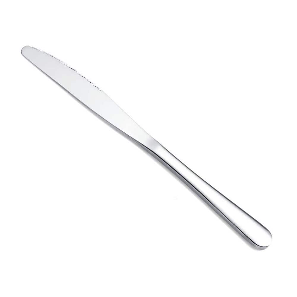 7.9 in. Dinner Knife Stainless Steel Mirror Finish Heavy Duty Table Knife Set Dishwasher Safe (6-Pack)