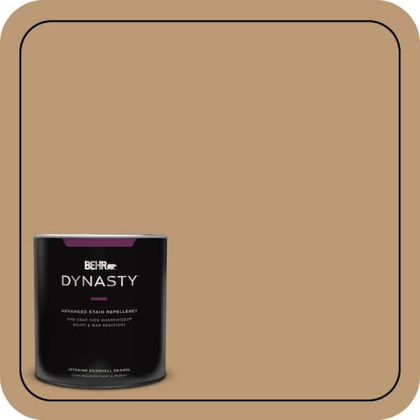 BEHR DYNASTY 1 qt. #N280-5 Antique Treasure One-Coat Hide Eggshell Enamel Interior Stain-Blocking Paint & Primer