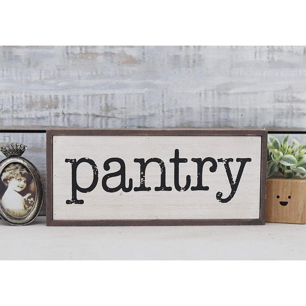 PARISLOFT Rustic Thankful Wood Block Sign Farmhouse Style Tabletop Decor  SG0043A-T - The Home Depot