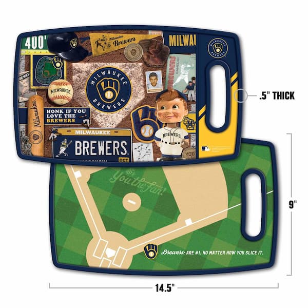 Milwaukee Brewers Team Jersey Cutting Board