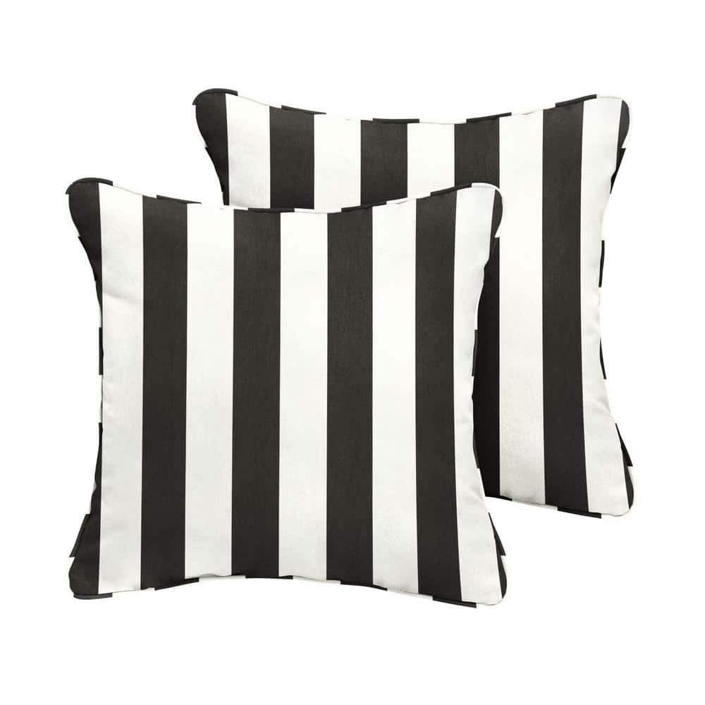 Sunbrella Cabana Classic Outdoor Corded Throw Pillows (2-Pack)