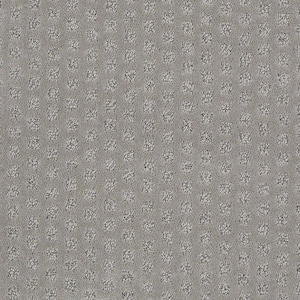 Crown - Bedrock - Gray 42.1 oz. Nylon Pattern Installed Carpet