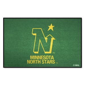 NHL Retro Minnesota North Stars Green 2 ft. x 3 ft. Starter Mat Area Rug