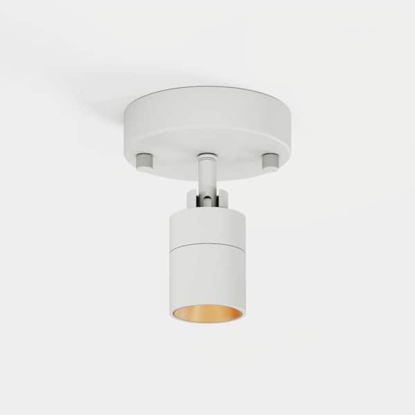 Vidalite Shura Matte White Adjustable Spot Light, Integrated LED