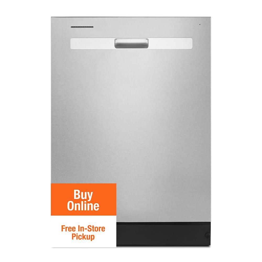 24 in. Top Control Built-In Tall Tub Dishwasher in Fingerprint Resistant Stainless Steel with 5-Cycles 55 dBA