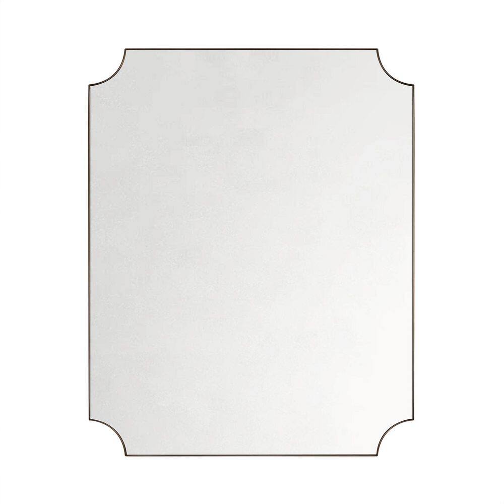 24 in. W x 30 in. H Novelty/Specialty Octagonal Metal Framed Wall Mounted Bathroom Vanity Mirror in Oil Rubbed Bronze price history on PriceWatchPro
