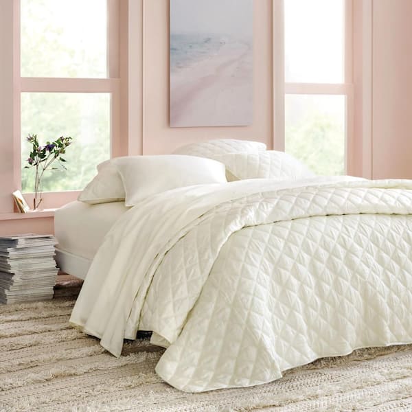 Zhara Stripe Handwoven Performance Ivory 5 ft. x 8 ft. Indoor Area Rug