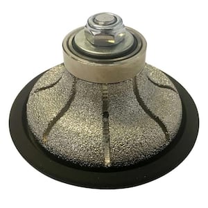 1-1/2 in. Ogee Diamond Profile Wheel for Polishers and Grinders on Concrete and Stone, 5/8"-11 Arbor