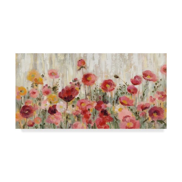 Trademark Fine Art Sprinkled Flowers by Silvia Vassileva 16 in. x 32 in.