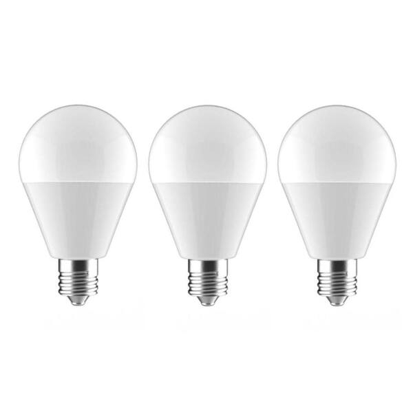 EcoSmart 60-Watt Equivalent A15 Dimmable LED Light Bulb, Soft White (3-Pack)