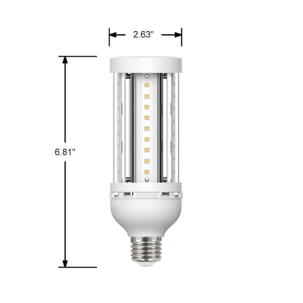 Fotoelektrisch moreel Verst Orein 70-Watt Equivalent ED23 Corn Cobb High Lumen HID LED Light Bulb  Bright White (1-Bulb) A8HD23A70ND2601 - The Home Depot