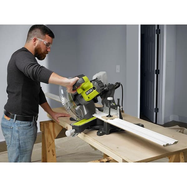 RYOBI 15 Amp Corded 12 Sliding Miter Saw with Laser TSS120L
