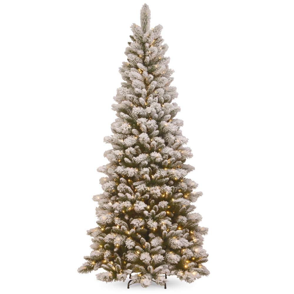 7.5 ft. Snowy Westwood Slim Pine Tree with Clear Lights price history on PriceWatchPro
