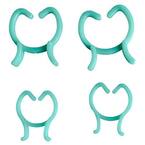 Green Butterfly-Shaped Garden Plant Clips M Lever Loop Grippers (150-Pack )