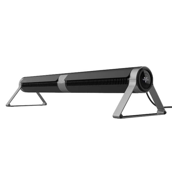 AIRBAR Six 44 in. 3 Fan Speeds Tower Fan in Black with Adjustable Feet to Convert to Air Bar