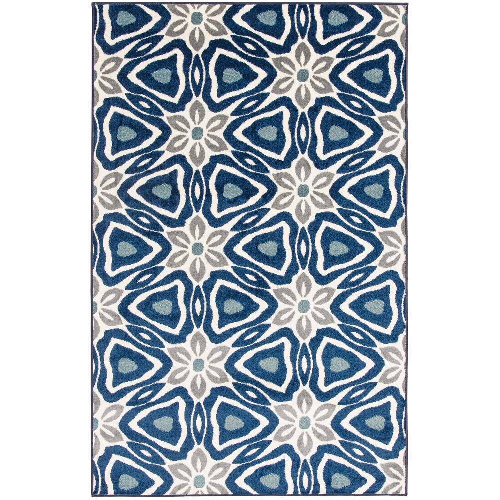 LOOMAKNOTI Tecopa Kerin Blue 9 ft. 10 in. x 12 ft. 10 in