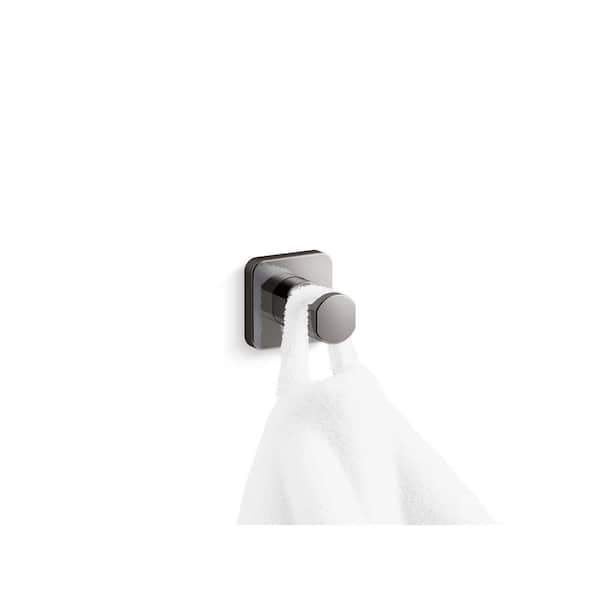 Parallel Knob Robe/Towel Hook in Vibrant Titanium