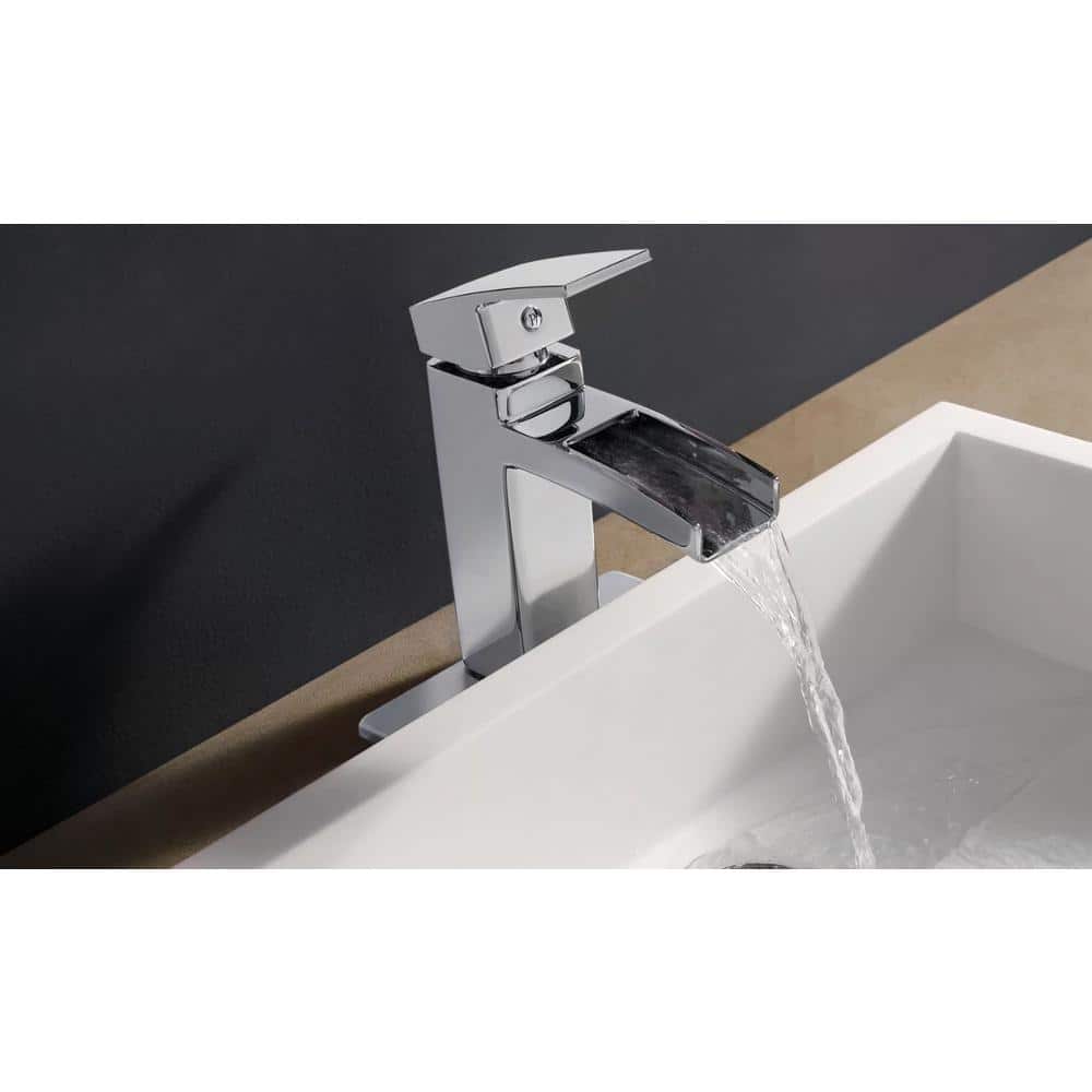 Kenzo Polished Chrome Single Control Bathroom Faucet