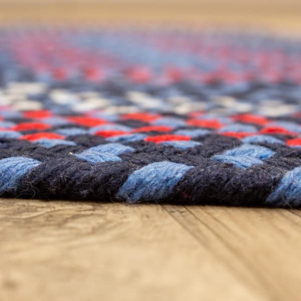  Super Area Rugs Tribeca Soft & Reversible Wool Braided