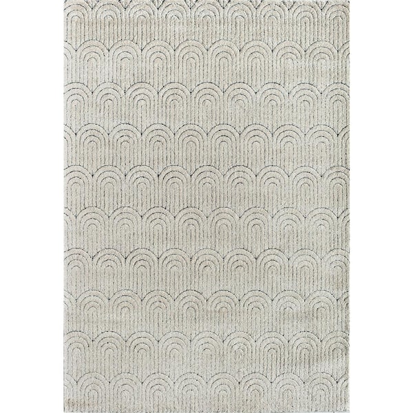 Cadence Sandstone Beige 8 ft. x 10 ft. Area Rug
