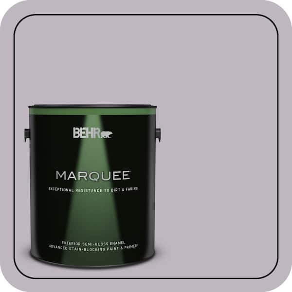 BEHR MARQUEE 1 gal. #PPU16-09 Aster Semi-Gloss Enamel Exterior Paint & Primer