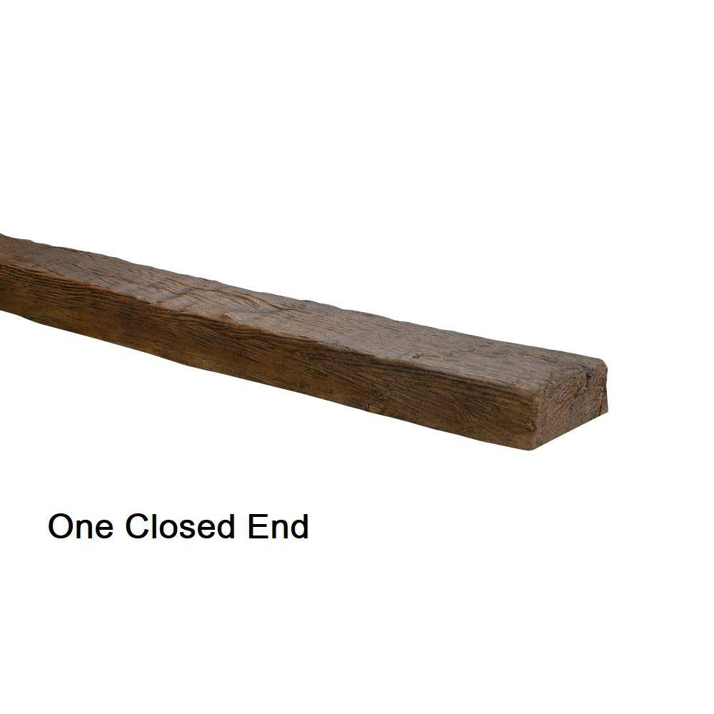 Medium Oak Finish Faux Wood Beam for Rustic Decor