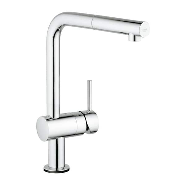 GROHE Minta Touch Single-Handle Pull-Out Sprayer Kitchen Faucet in StarLight Chrome