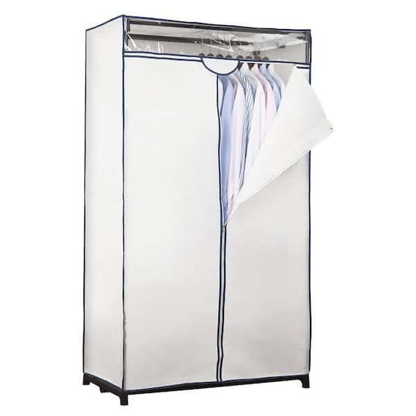 Simplify White Portable Closet (36 in. W x 63 in. H)