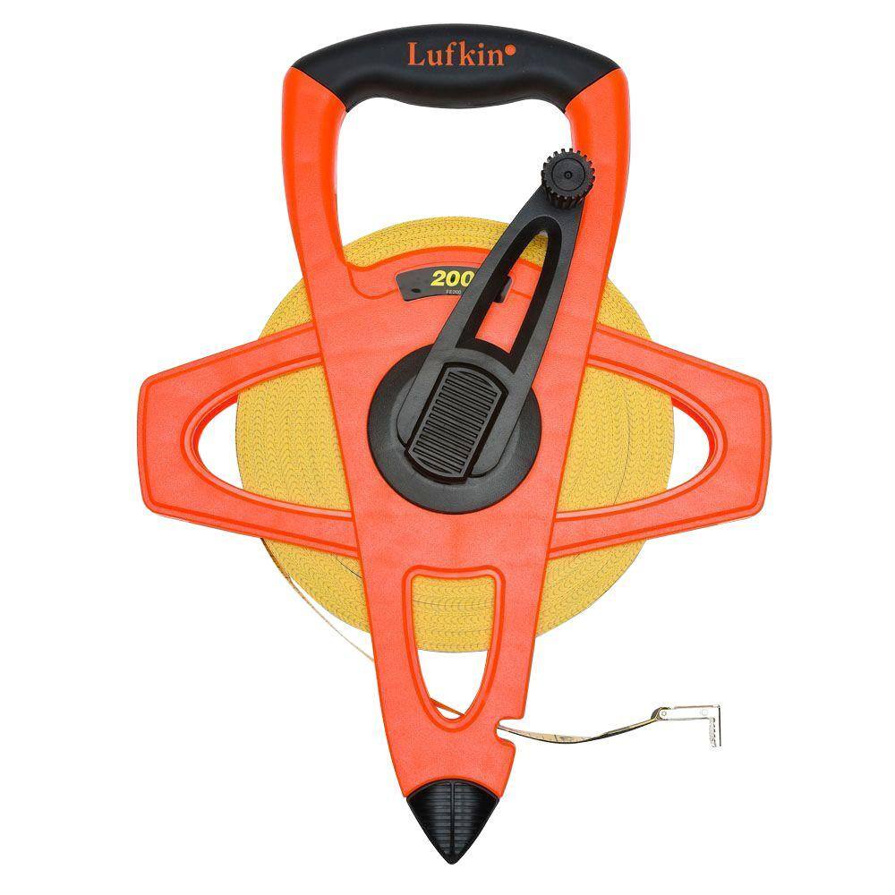Lufkin 200 ft. SAE Fiberglass Long Tape Measure with 10ths/100ths
