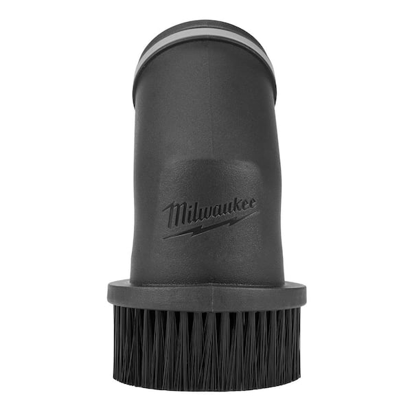 Milwaukee 1-7/8 in. Round Brush Tool for Wet/Dry Shop Vacuums (1-Piece)