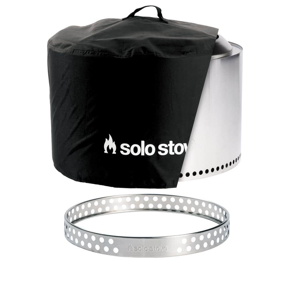 Solo Stove 27 In Yukon Stand And Shelter Stainless Steel Wood