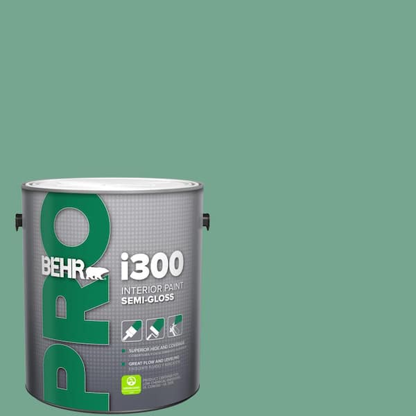 1 gal. #M420-5 Free Green Semi-Gloss Interior Paint