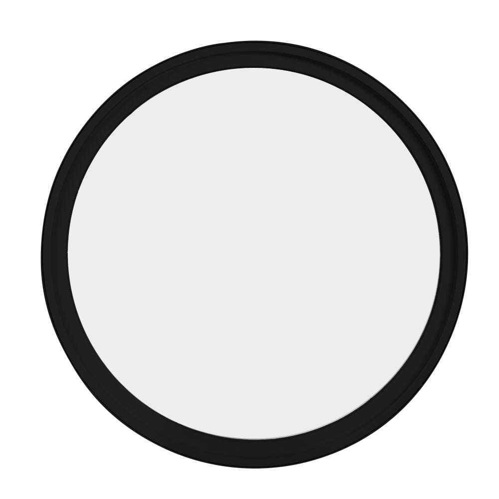 30 in. x 30 in. Round Black 6-9/16 in. Jamb 3-1/2 in. Interior Trim Geometric Aluminum Clad Wood Window price history on PriceWatchPro
