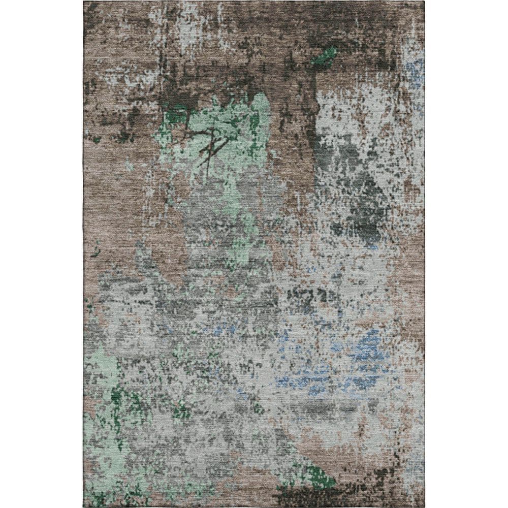 Mayfield Premium Machine Washable Abstract AMF1911 Taupe 10 ft. x 14 ft. Area Rug price history on PriceWatchPro