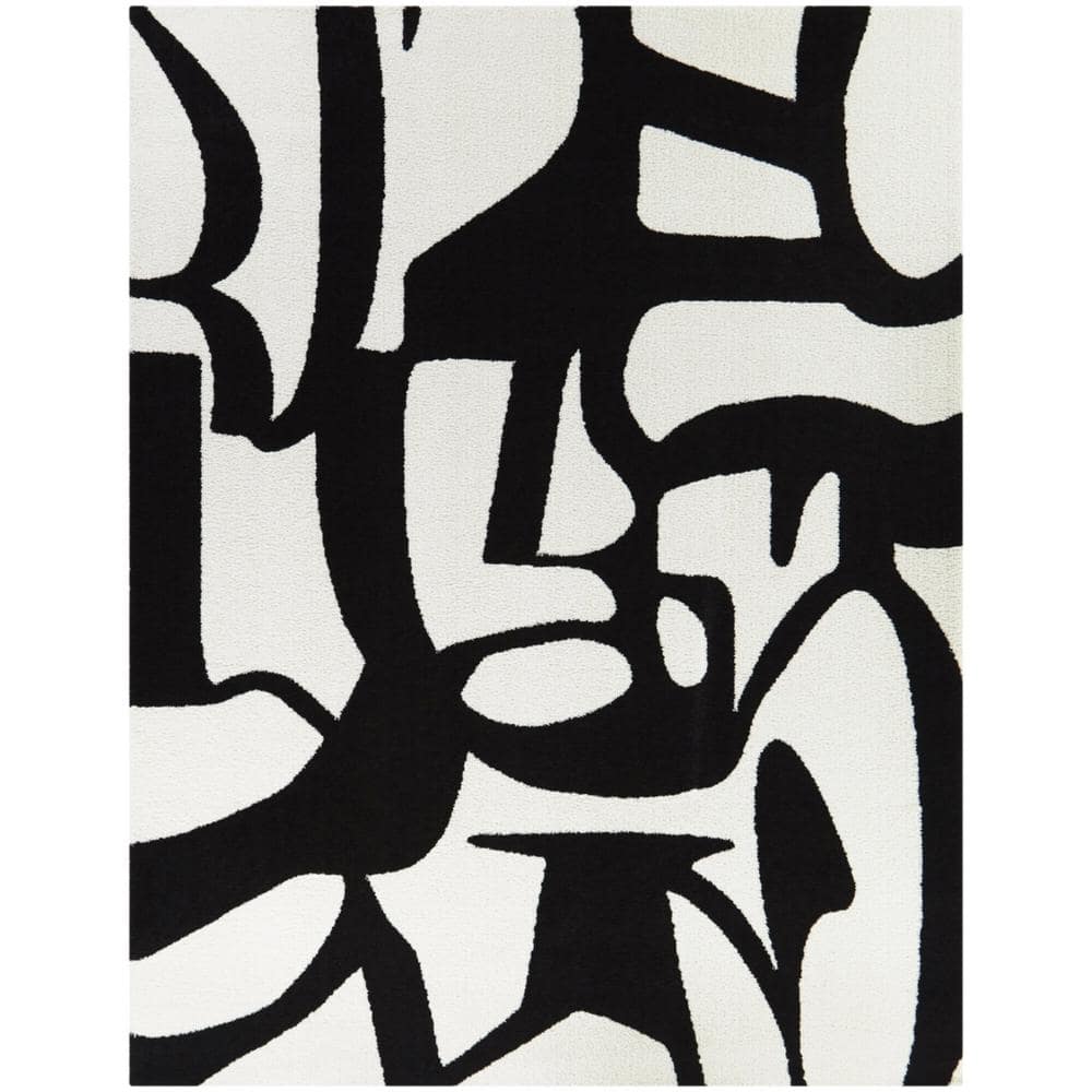 BALTA Evesham Black 5 ft. x 7 ft. Abstract Area Rug 3098866 - The Home ...