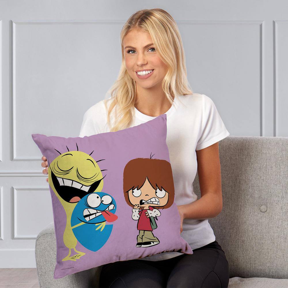 Cartoon Network Foster's Home Purple Polyester Kids Pillow 18x18