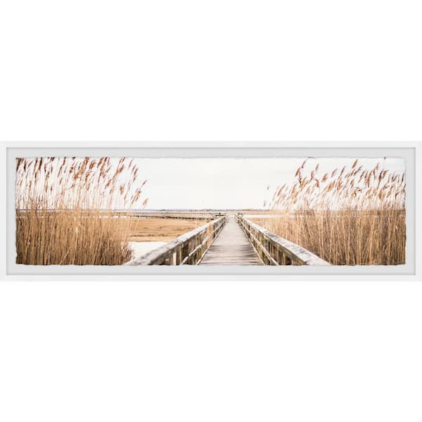 Unbranded "Live in Bliss" by Marmont Hill Framed Nature Art Print 15 in. x 45 in.
