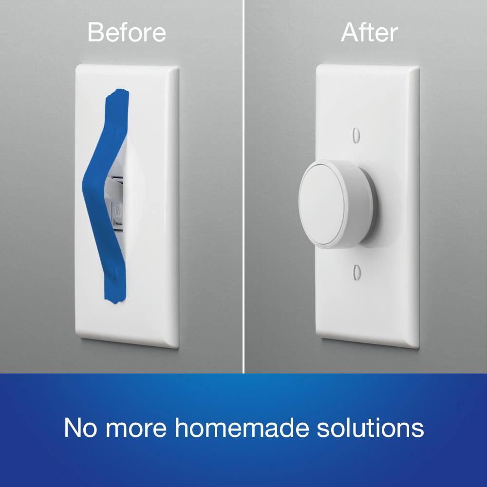 White Wireless Smart Bulb Dimmer Switch