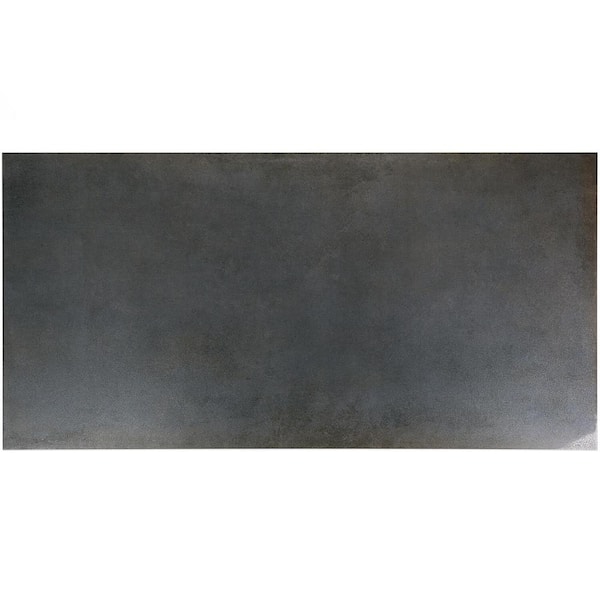 Ivy Hill Tile Metal Look 30 in. x 60 in. x 11mm Polished Porcelain Tile ...