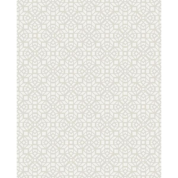A-Street Prints Element Neutral Mosaic Paper Strippable Roll Wallpaper (Covers 56.4 sq. ft.)