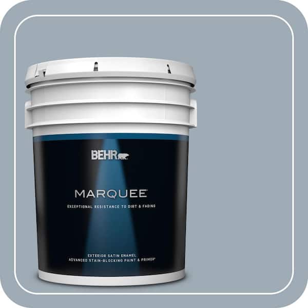 BEHR MARQUEE 5 gal. #T13-6 Twilight Satin Enamel Exterior Paint & Primer