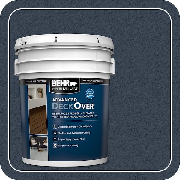 5 gal. #SC-101 Atlantic Textured Solid Color Exterior Wood and Concrete Coating