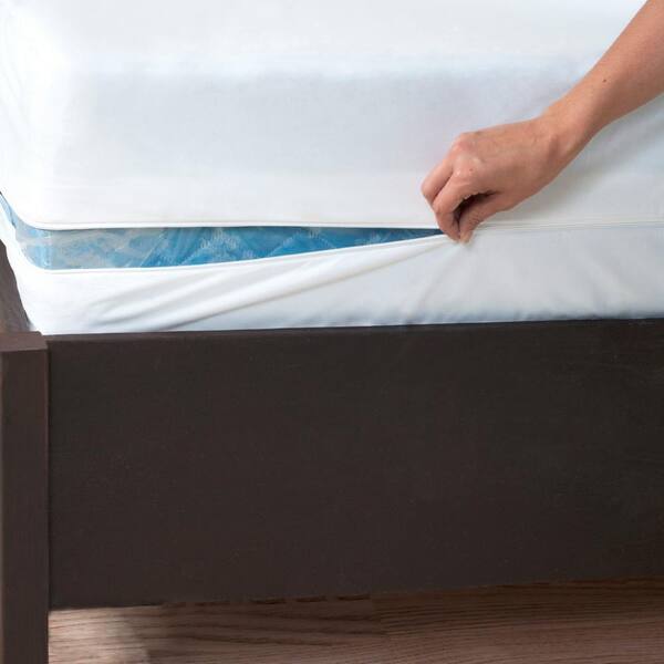 Dust Mites Twin Box Spring Zip Cover, Twin Box Spring Bed Bug Cover
