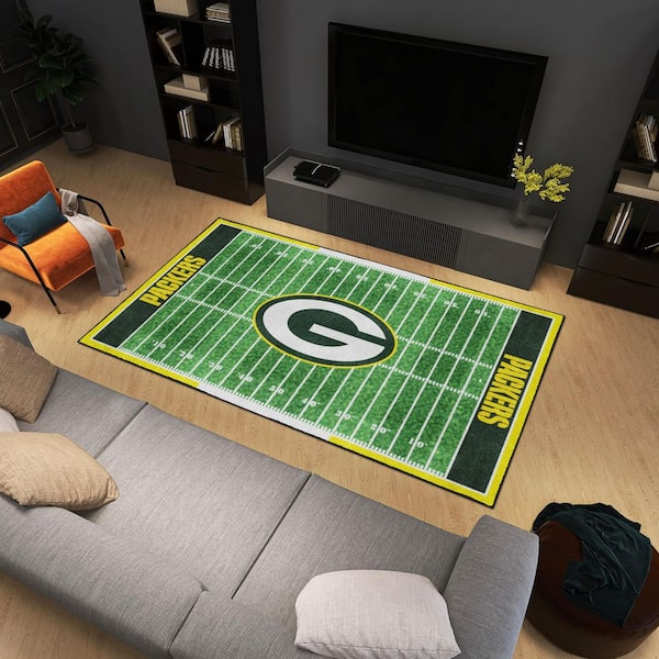 Green Bay Packers Area Rug Football Team Living Room Carpet Sports Floor  Mat Home Decor in 2023