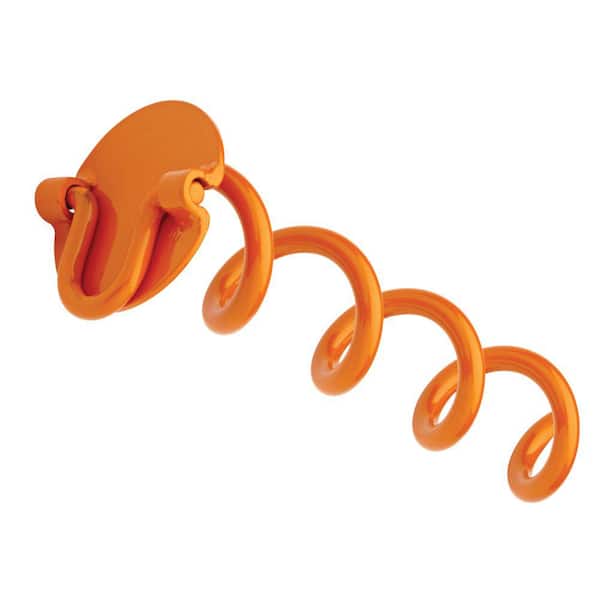 Liberty Outdoor ANCFR10-ORG-A Folding Ring Spiral Ground Anchor 10-Inch Orange Single 