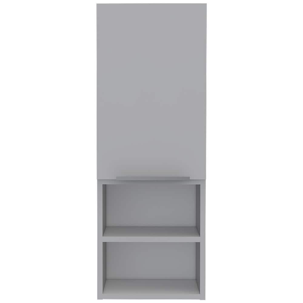 11.81 in. W x 32.08 in. H Rectangular White Recessed or Surface Mount Medic