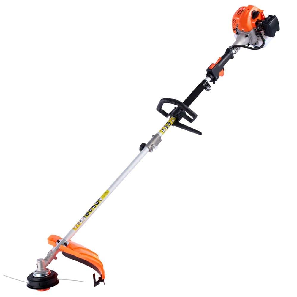 Gas Hedge Trimmer 7-in-1 26cc 2-Cycle 8500 RPM Extension Pole Brush Cutter Edger Pole Saw w/Protective Gear Kit Yard price history on PriceWatchPro