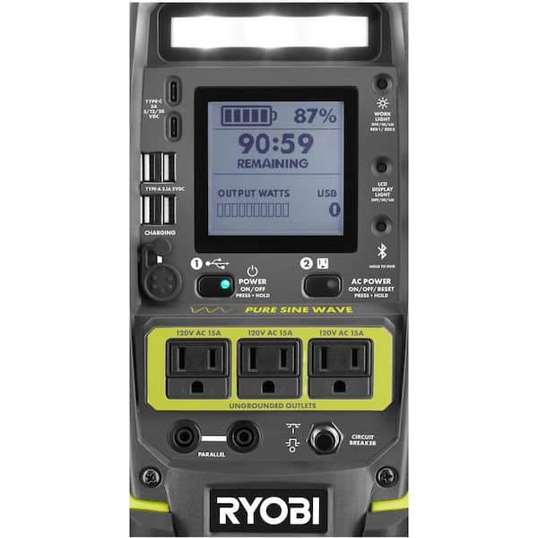 RYOBI 1800-Watt Continuous / 3000-Watt Peak Output Portable