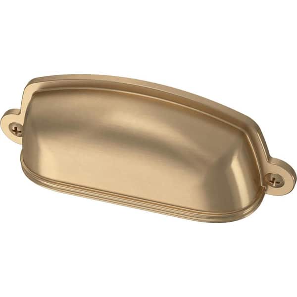 Home Decorators Canopy Dual Mount Cup Drawer Pull 3/" Vintage Brass P42413C-474CP