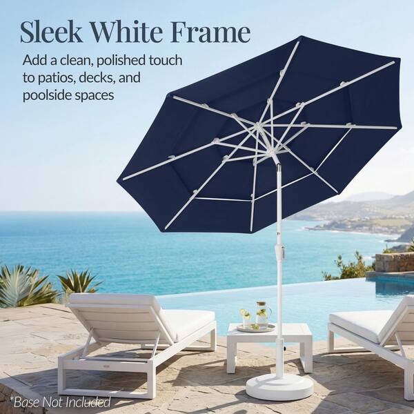 1 3 8 diameter pole patio umbrella Patio Umbrella Wooden 13ft 8-Rib